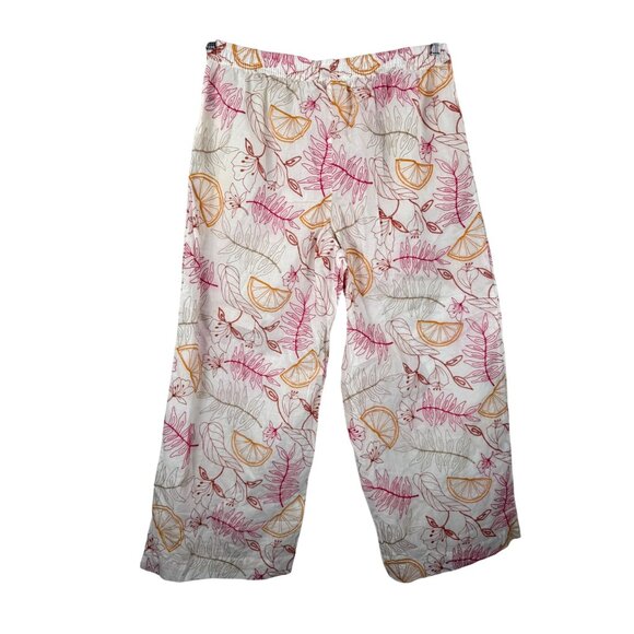 C&C California floral‎ embroidered lagen look beach gauzy pants sz L - Picture 3 of 8